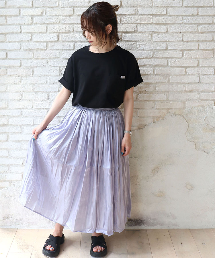 ≪SALE≫クリンクルスカート