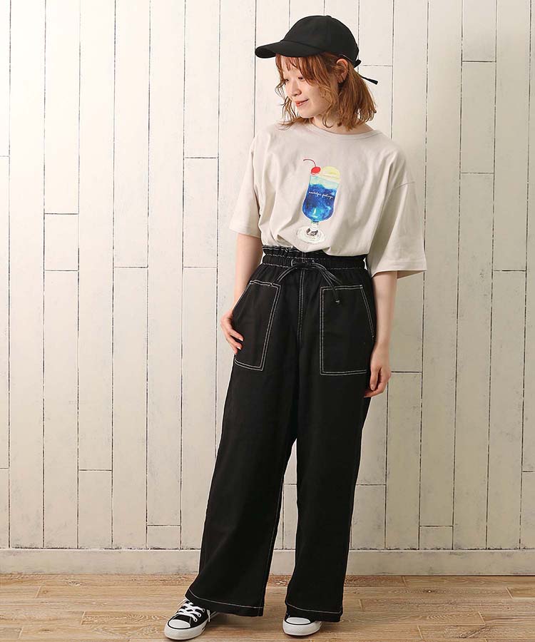 ≪OUTLET≫クリームソーダプリントTシャツ