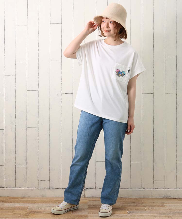 ≪SALE≫サンリオポケット刺繍Tシャツ