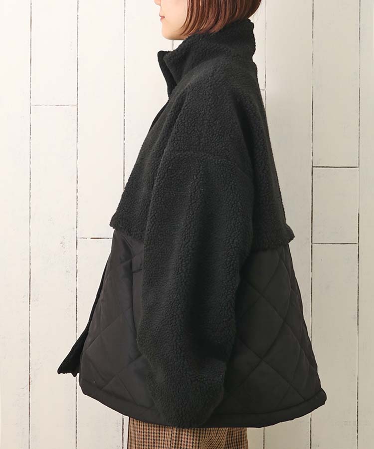 ≪SALE≫ボアキルティングコート