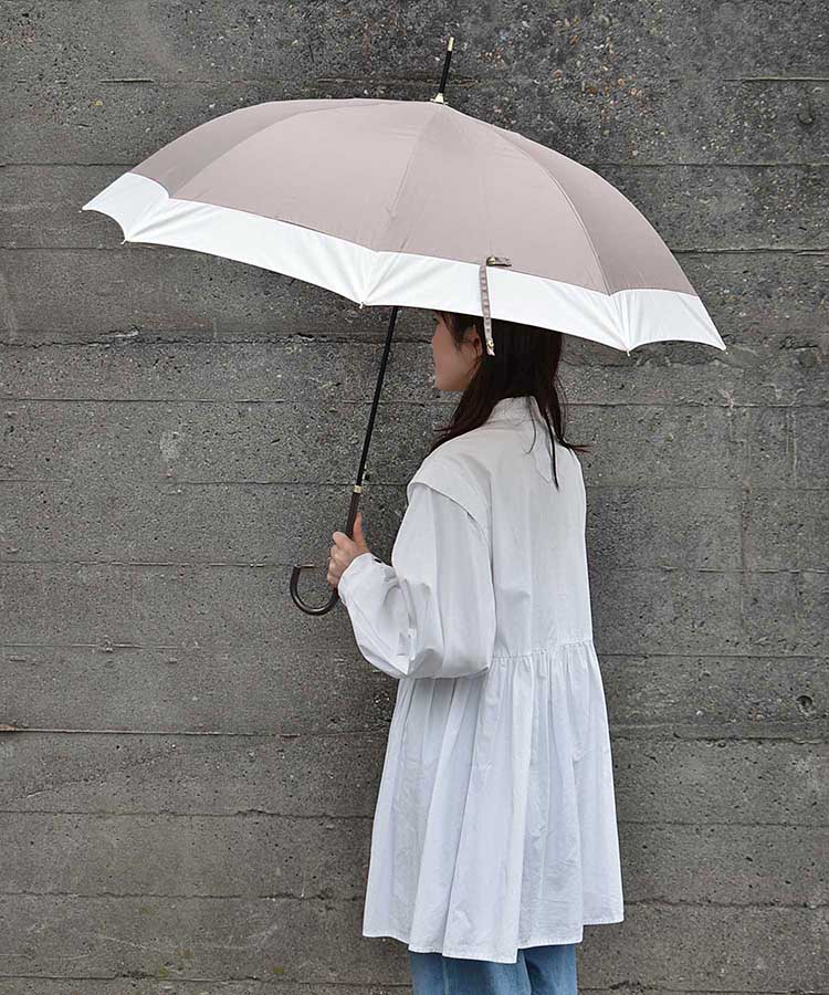バイカラージャンプ雨長傘