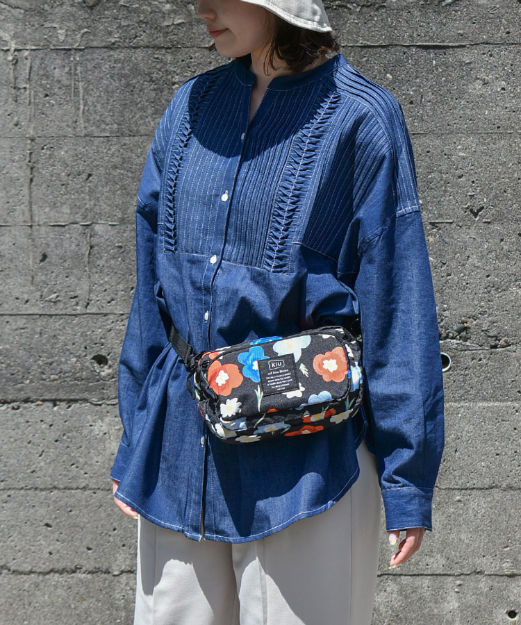 【KiU and BleuBleuet】KiUフロントポケットミニショルダー