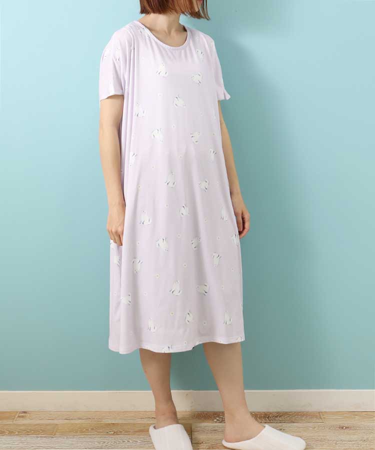 ムームーひんやりルームワンピース