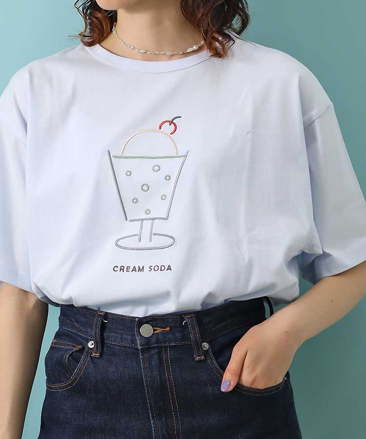 ぷっくり刺繍Ｔシャツ