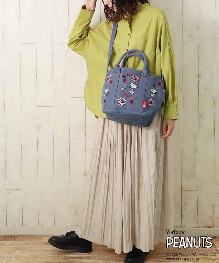 IPデリ刺繍Peanut2WAYトート