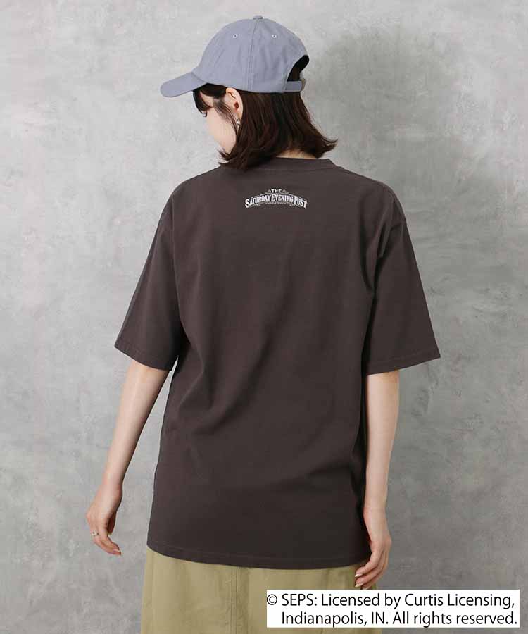 BOY＆DOGプリントTシャツ