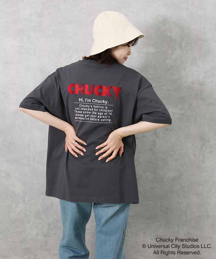 CHUCKYバンド風イラストTシャツ