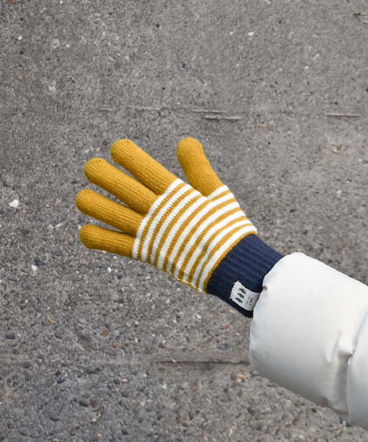 ≪SALE≫ボーダーニットグローブ