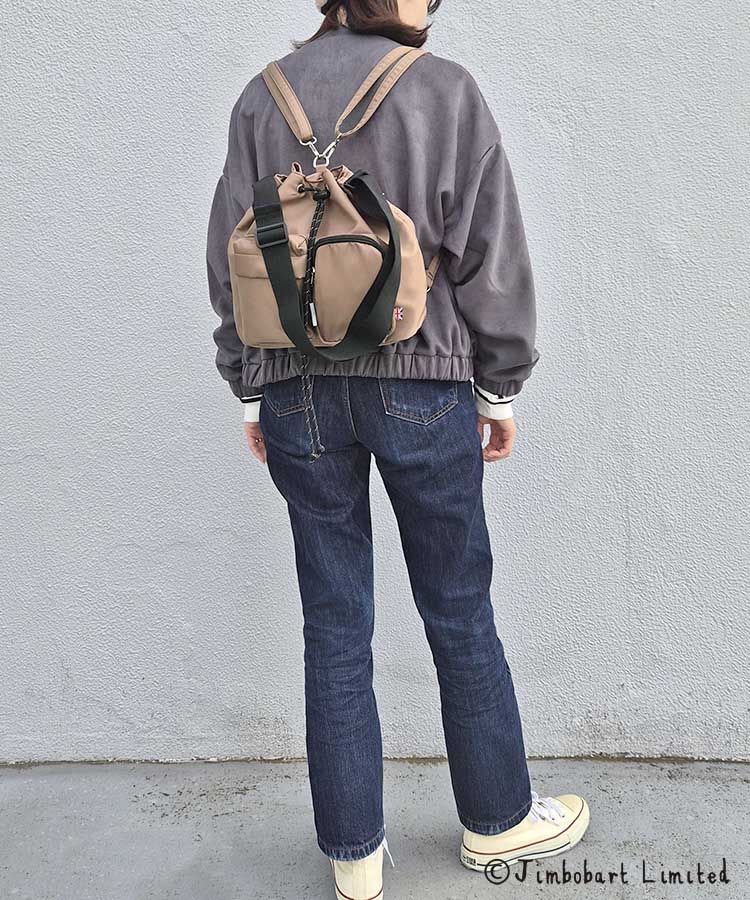 ジムボバートポケット２WAY巾着