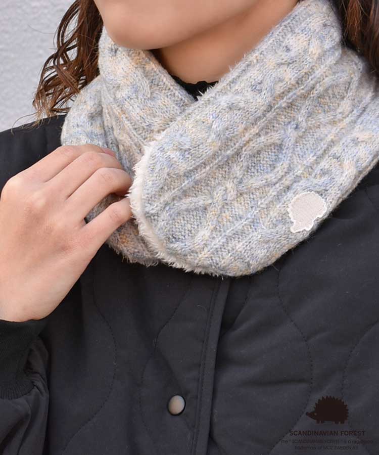 スカンジナビアンフォレスト 刺繍ネックウォーマー