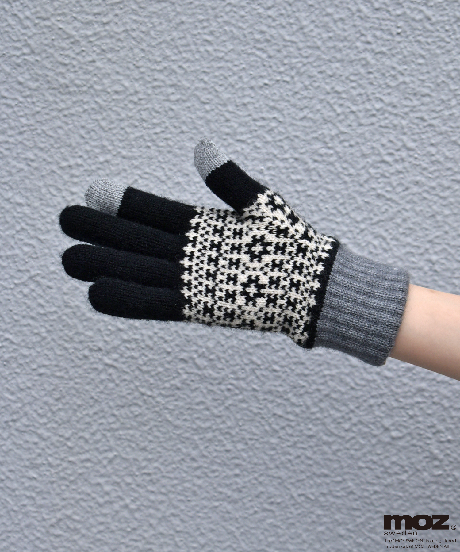MOZスマホタッチ柄グローブ