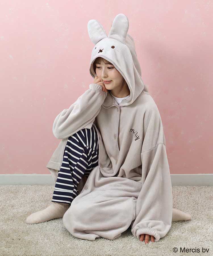 ミッフィーふわもこなりきりガウン