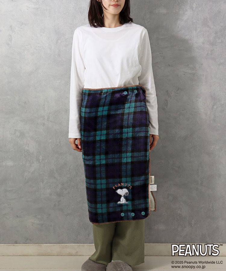 スヌーピーチェック4WAYケープボレロ