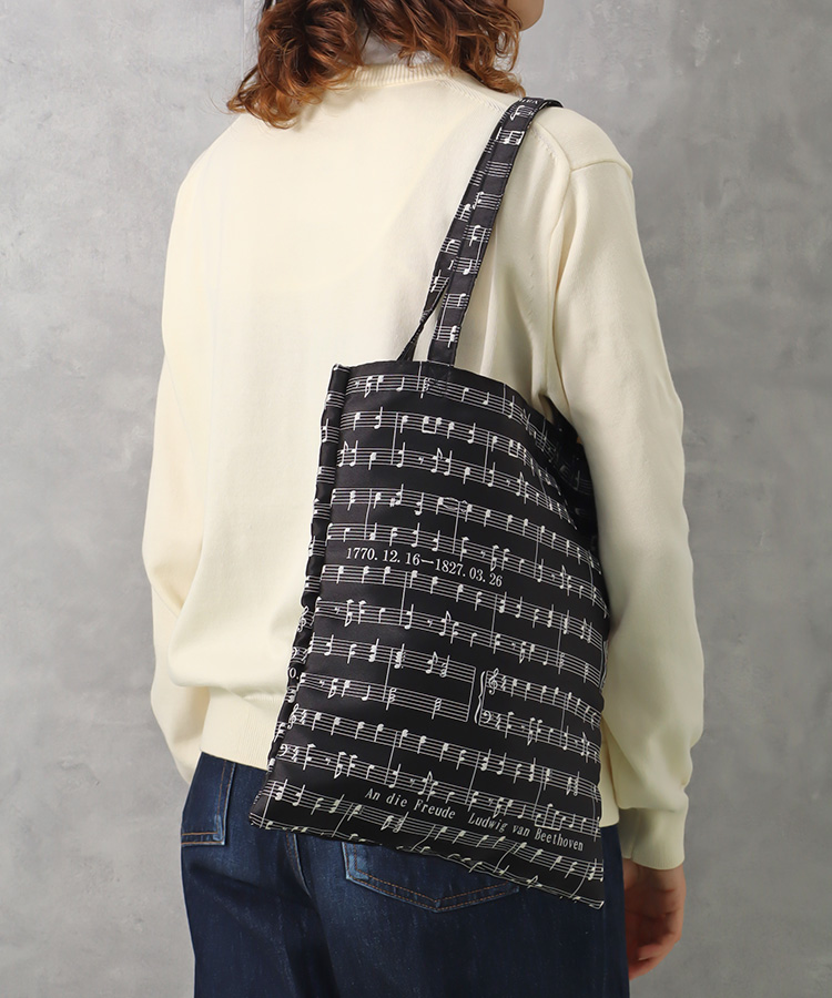 楽譜ジャガードトート