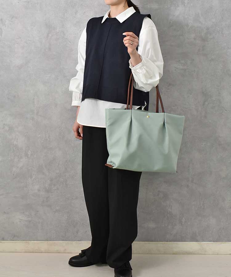 肩楽撥水ナイロンPC収納トート