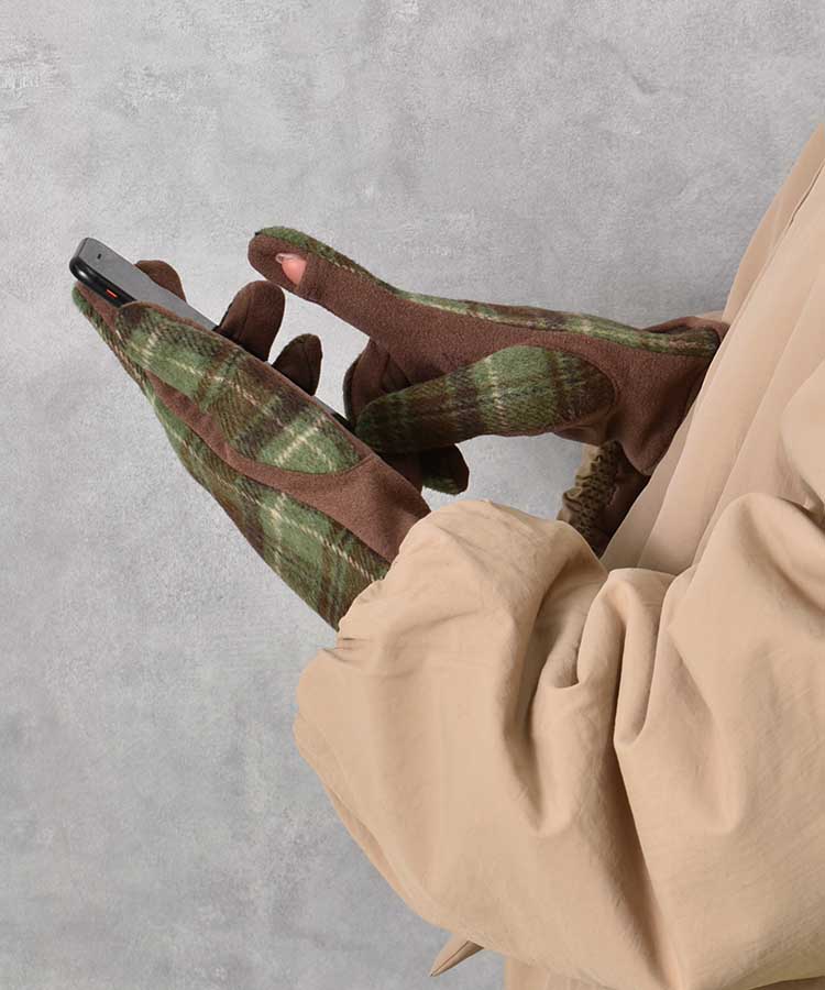 チェック指フードグローブ