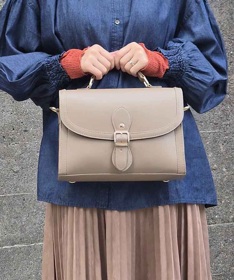 ラウンド3Wayサッチェルバッグ