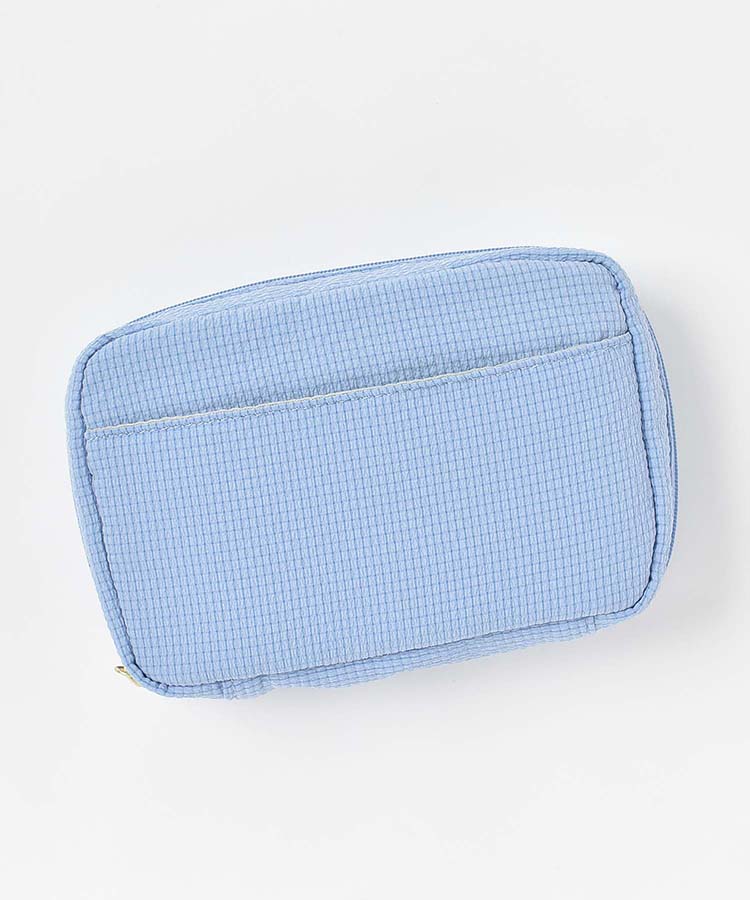 ドッグリボン多ポケットリップルポーチ