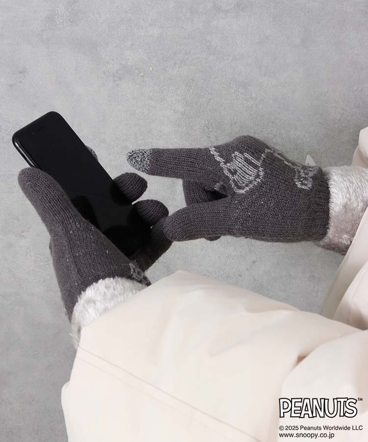 スヌーピーニットグローブ