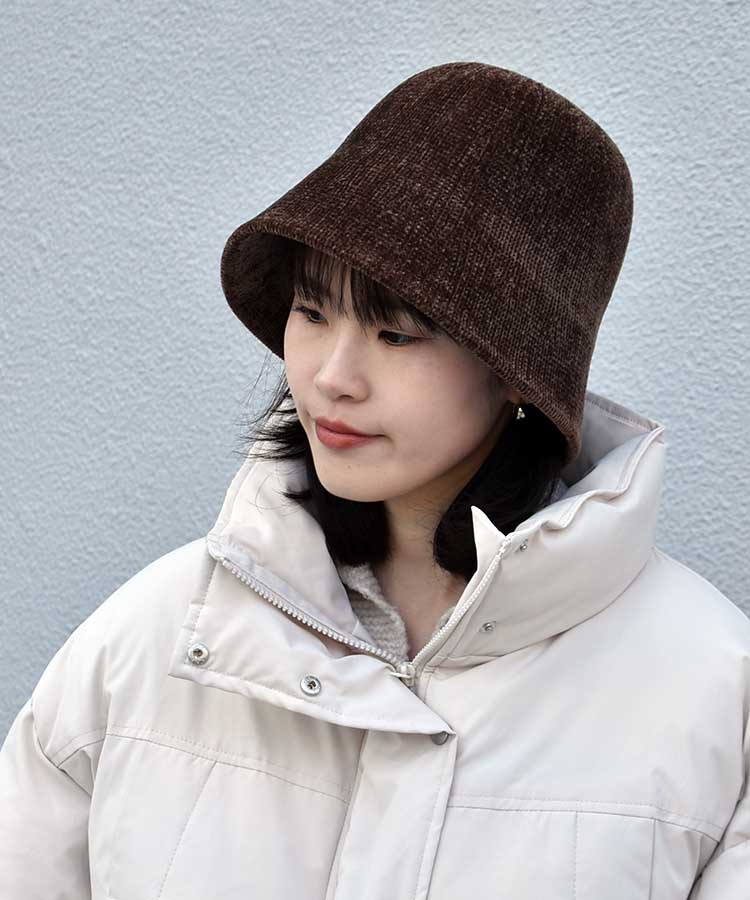 モールヤーンベルベットハット