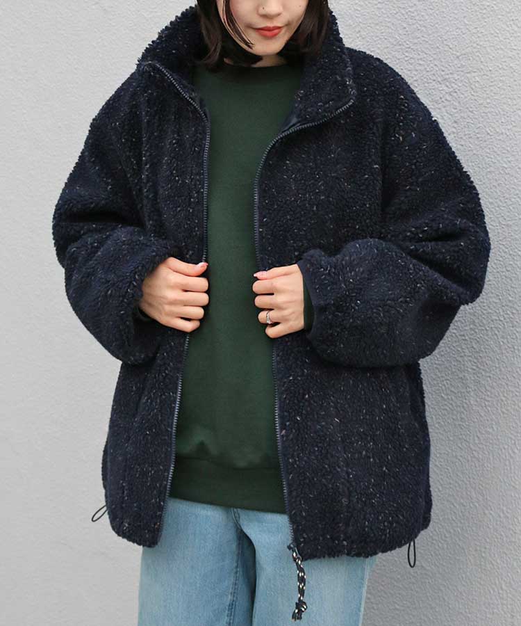 ネップボアビッグブルゾン