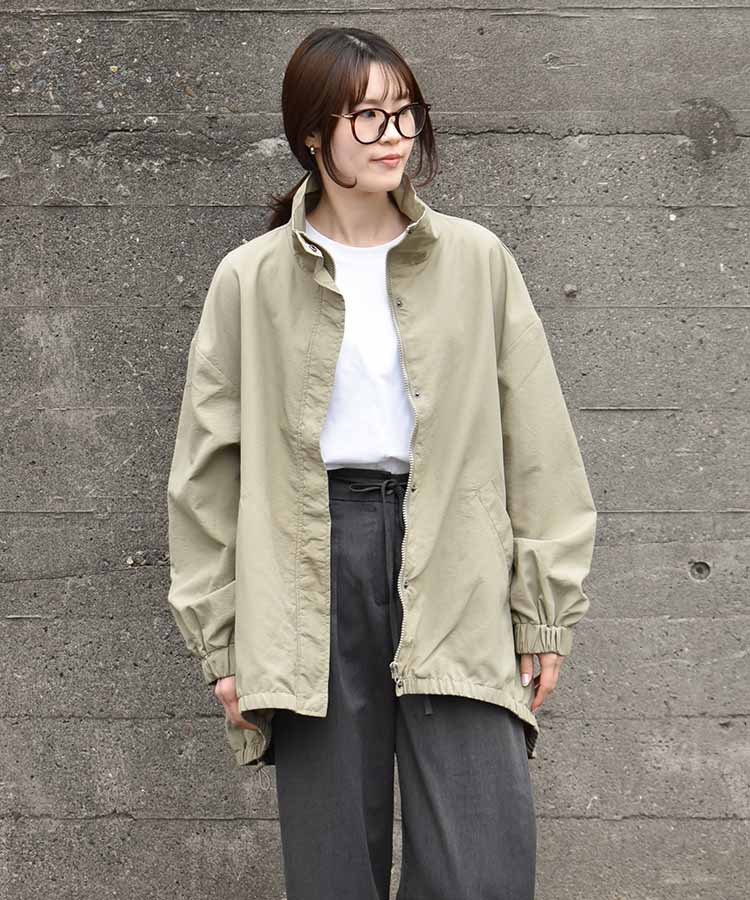 スタンドカラーブルゾン