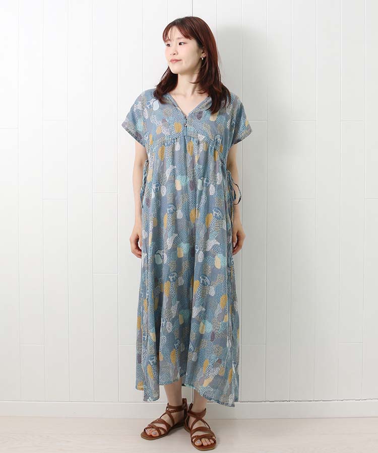 ≪SALE≫アニマルパッチワークドットワンピース