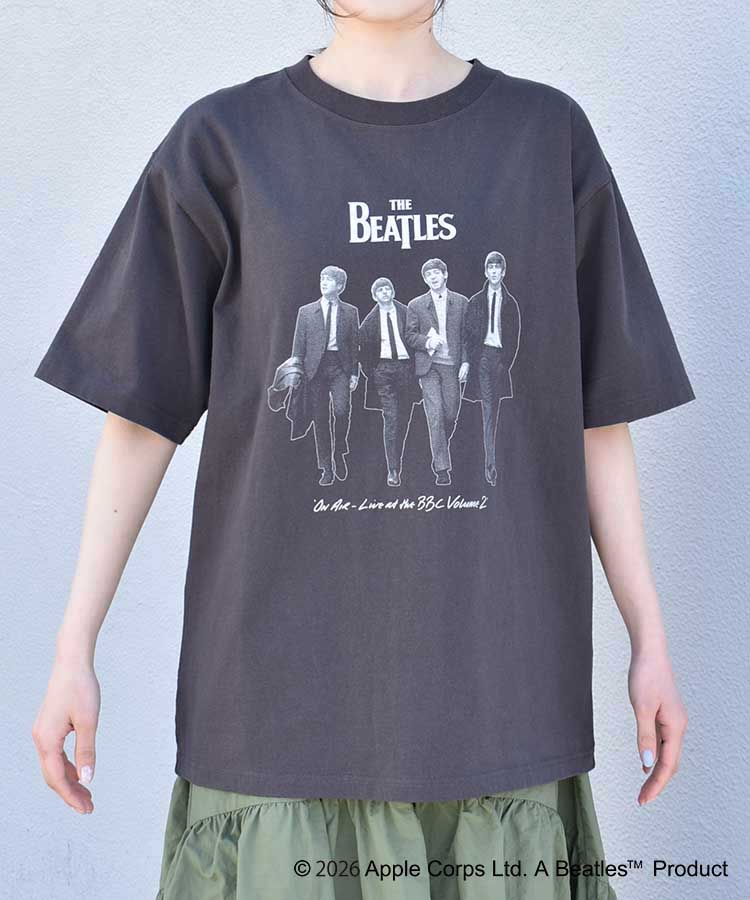 THE BEATLESレコードプリントTシャツ