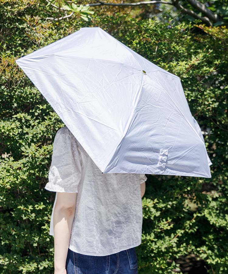 トリプルリボン晴雨兼用折りたたみ傘