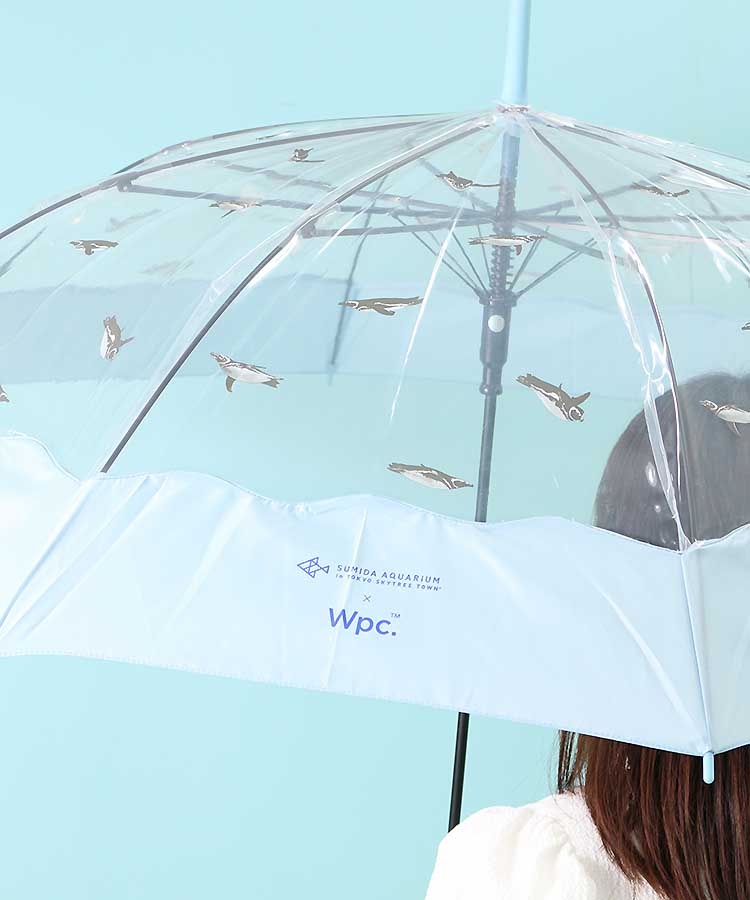 [ビニール傘]すみだ水族館×Wpc. スイミングペンギンアンブレラ