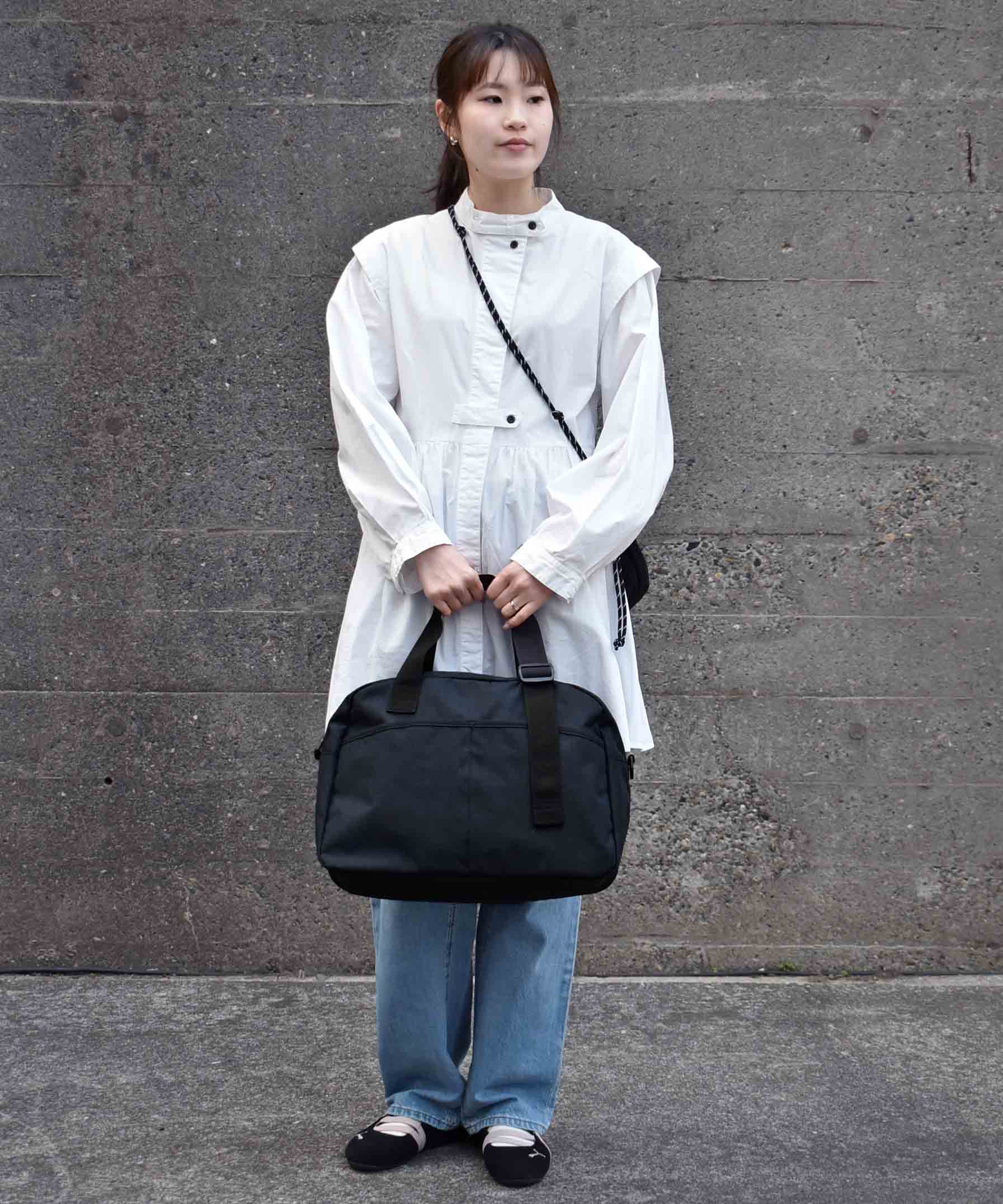 拡張ボストンバッグ