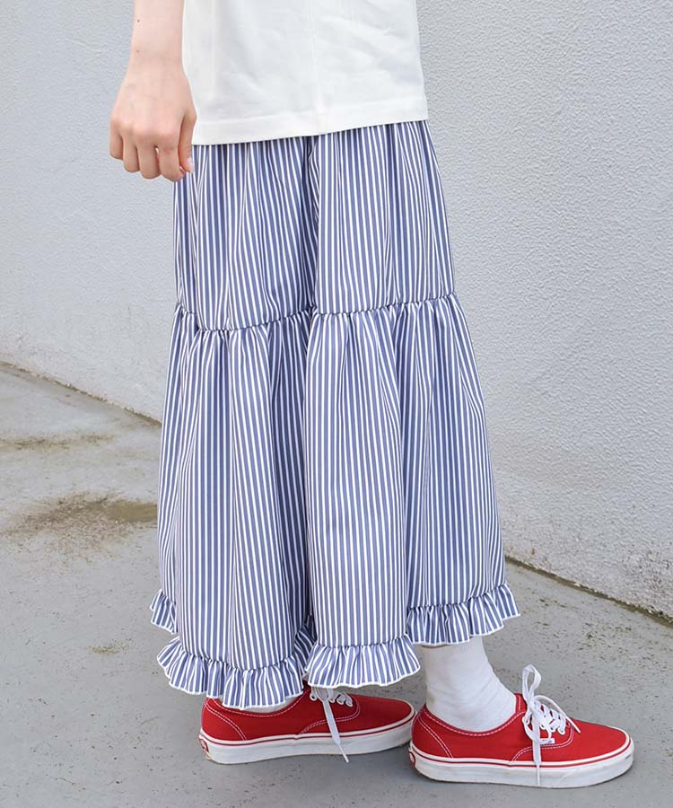 フリルティアードスカート