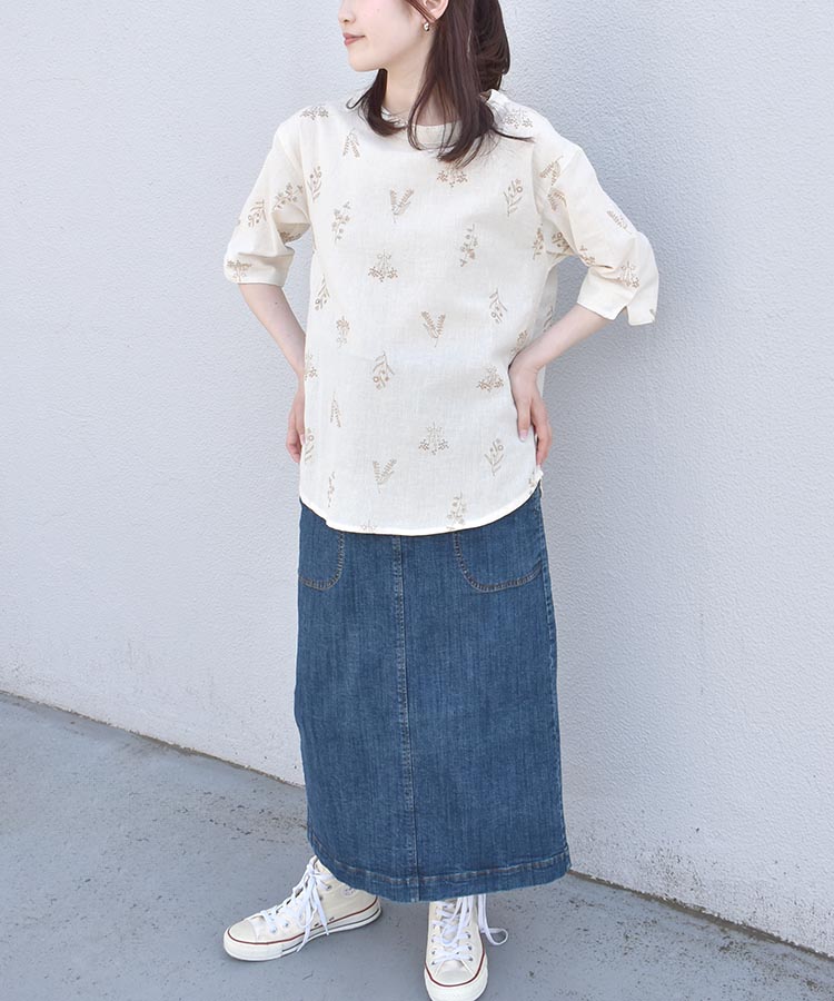 ≪SALE≫フラワー刺繍ブラウス