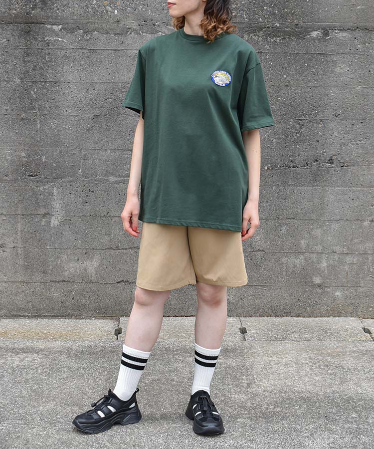 アニマルワッペン刺繍Tシャツ
