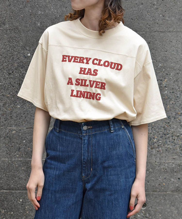 ロゴフットボールTシャツ