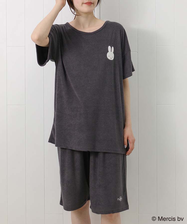 ミッフィー 半袖パイルルームウェア上下セット