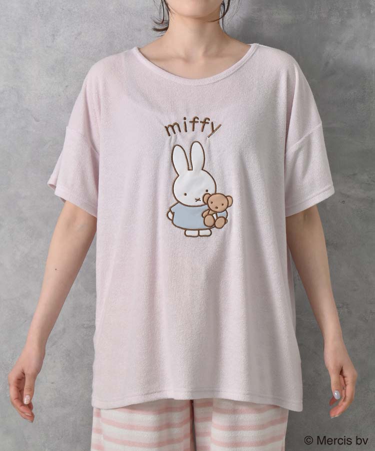 ミッフィー 半袖パイルルームウェア上下セット