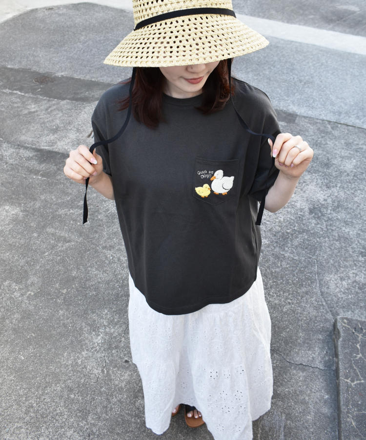 あひるの親子サガラTシャツ