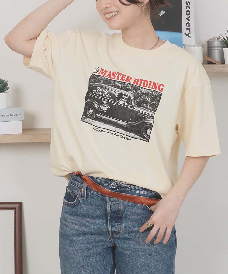 catフォトTシャツ