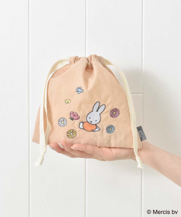 BRUNA MOTIF EMBROIDERY巾着