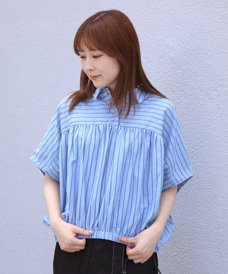 ≪SALE≫マルチストライプブラウス