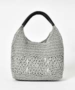 【60％OFF】 雑材くり手フラワーパネルトート バッグ 雑材 雑材バッグ BAG トートバッグ