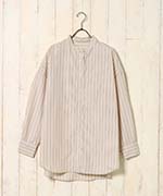 ストライプシャツ シャツ ブラウス 長袖 長袖シャツ 長袖