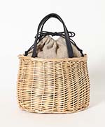 00152374 070260132000309 ラタンラウンドかごバッグ BAG トート 00152374 070260132000309 ラタンラウンドかごバッグ BAG トート