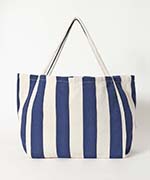くたっと太ストライプヘリンボーントート バッグ BAG トート