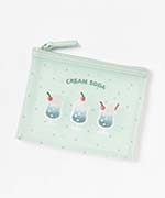 CREAM SODAフラットポーチ ポーチ 携帯小物 小物入れ プレゼント
