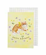 yellow ribbon cat