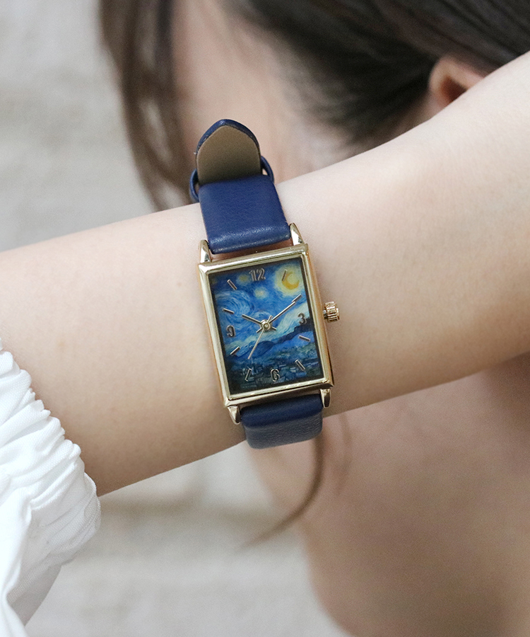 モナリザ オリジナル絵画ウォッチ モナリザ All Bleu Bleuet ブルーブルーエ