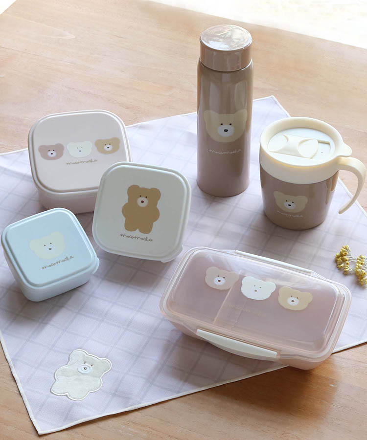 ≪SALE≫モコモカ・抗菌3P入れ子ランチBOX