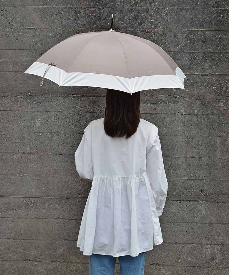 バイカラージャンプ雨長傘